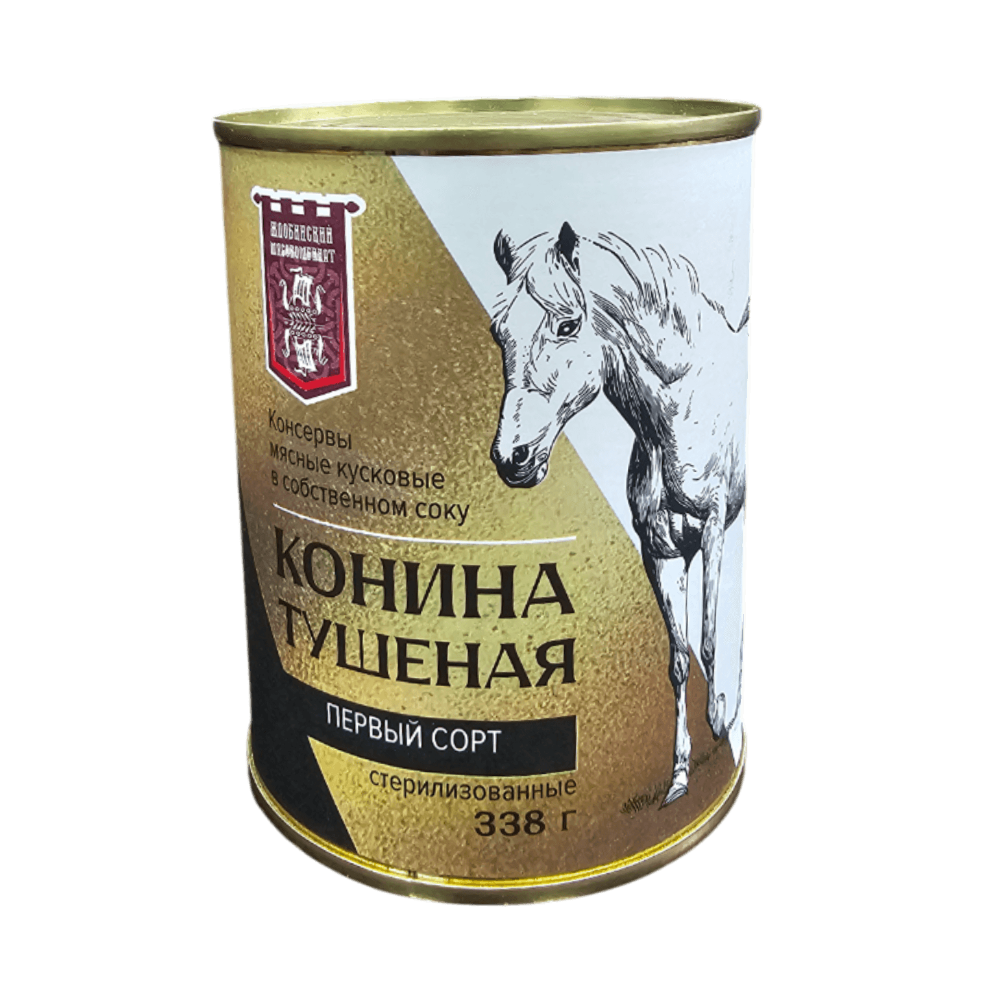 Консервы мясные «Жлобинский мясокомбинат» конина тушеная