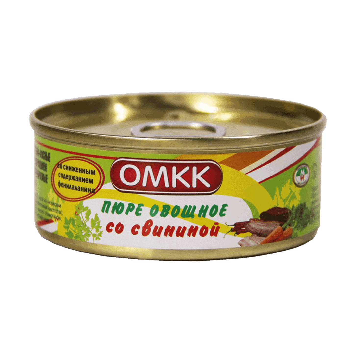 Консервы растительно-мясные «ОМКК»  пюре овощное со свининой
