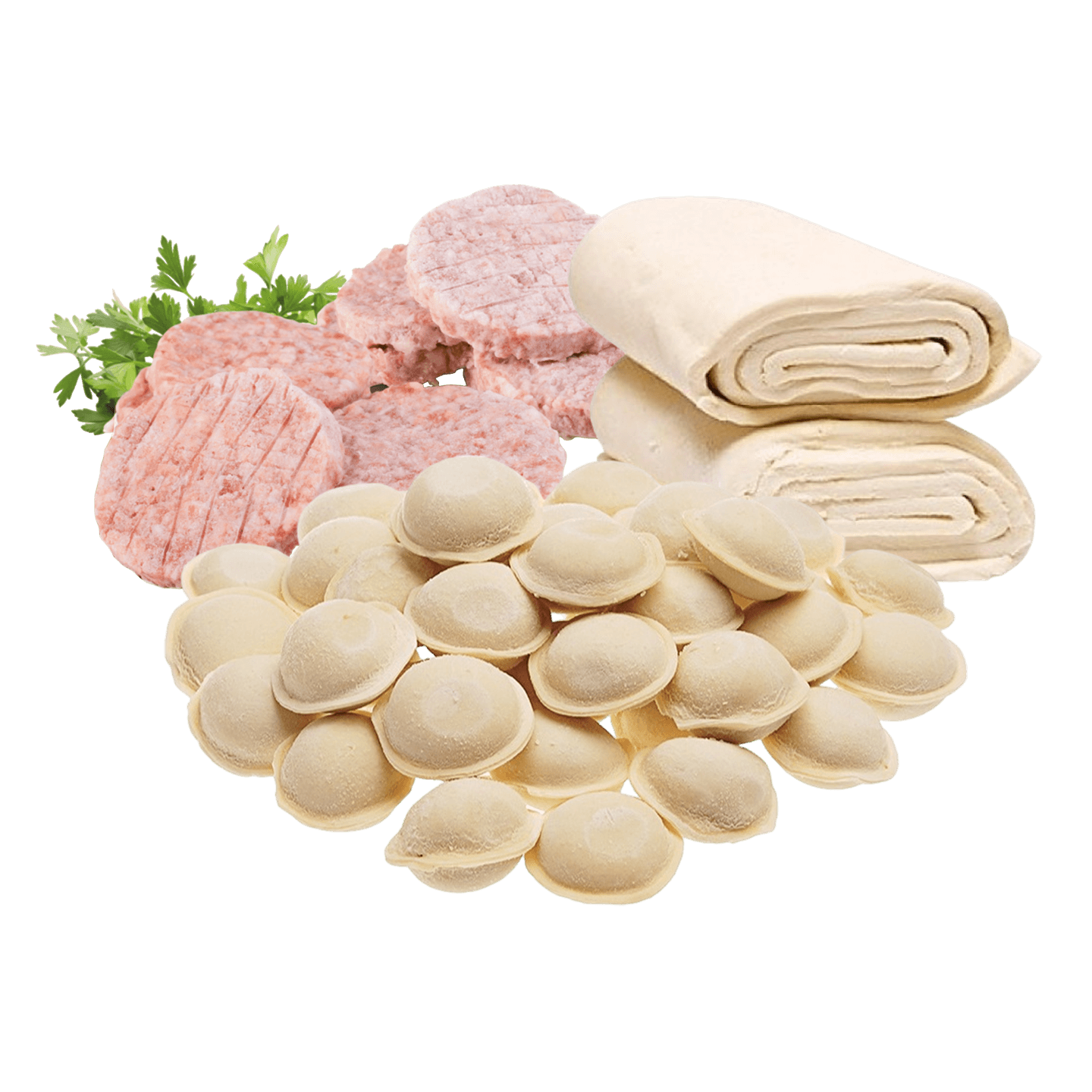 Замороженные полуфабрикаты