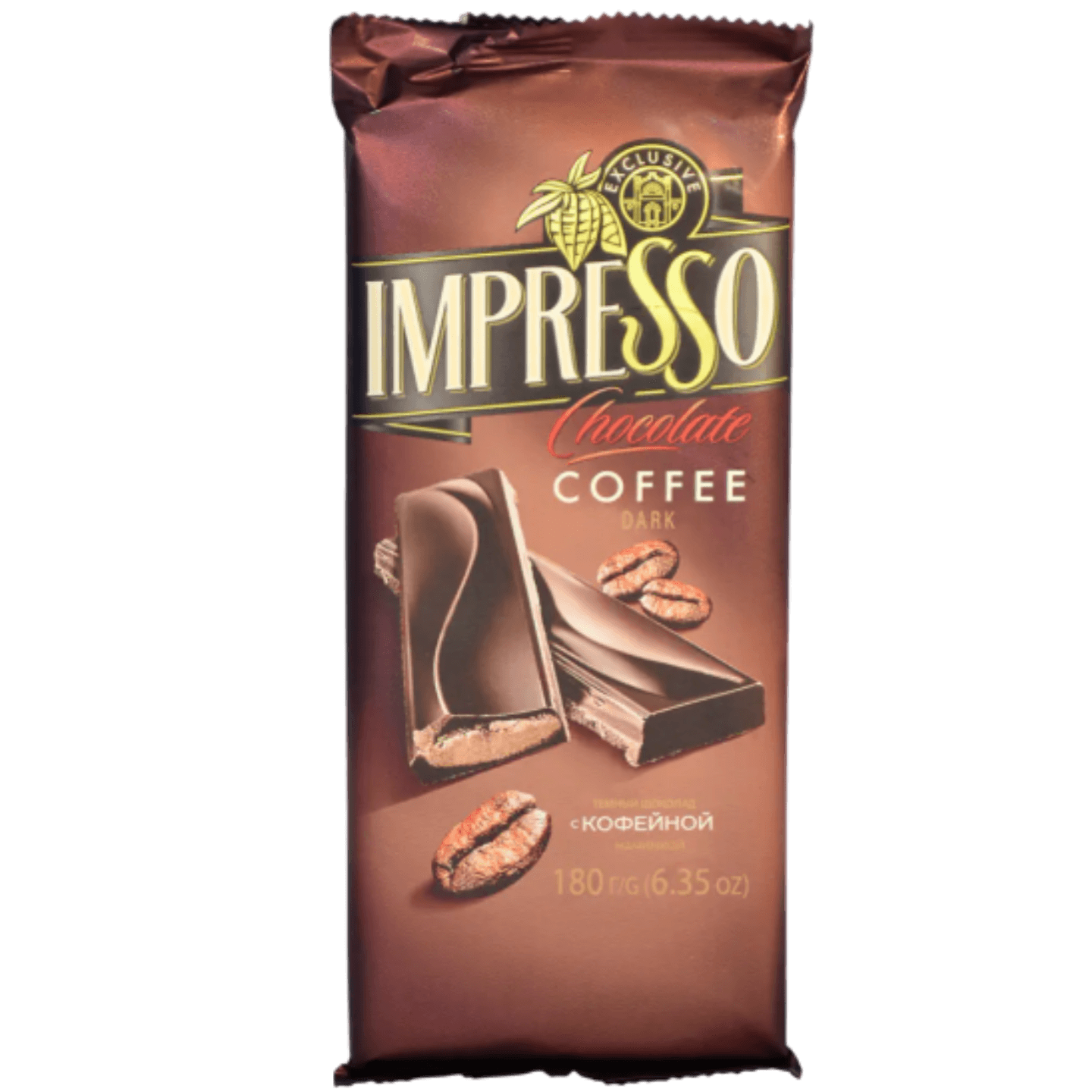 Шоколад темный «Impresso» с кофейной начинкой