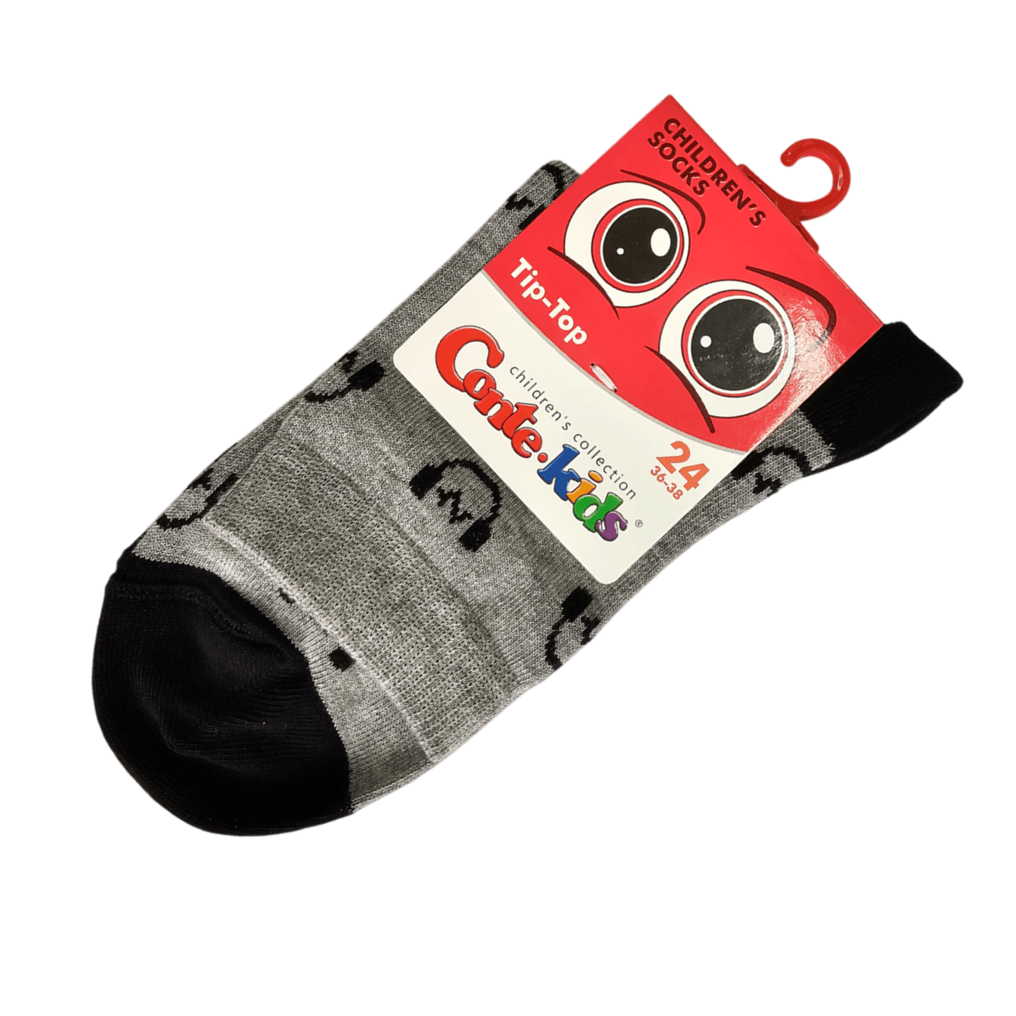 Носки детские «Conte Kids» серые р.36-38