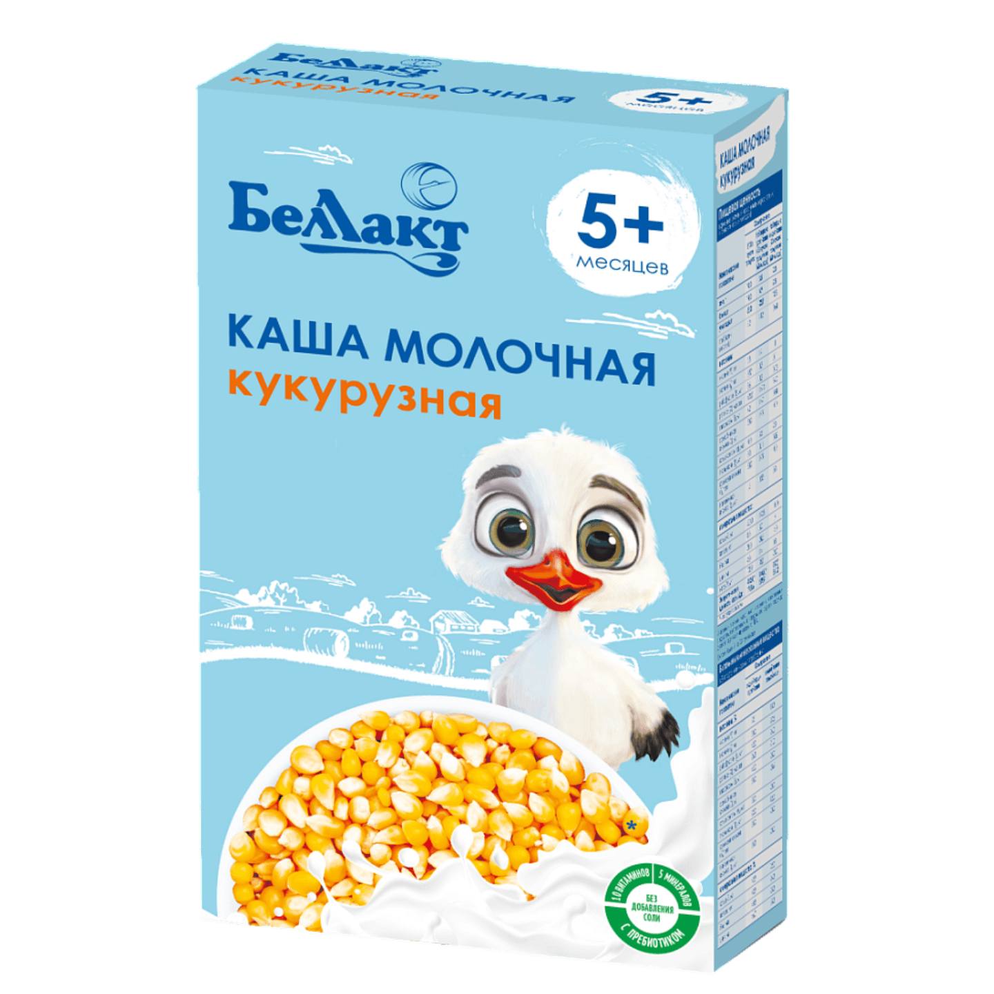 Каша молочная «Беллакт» кукурузная с 5 месяцев