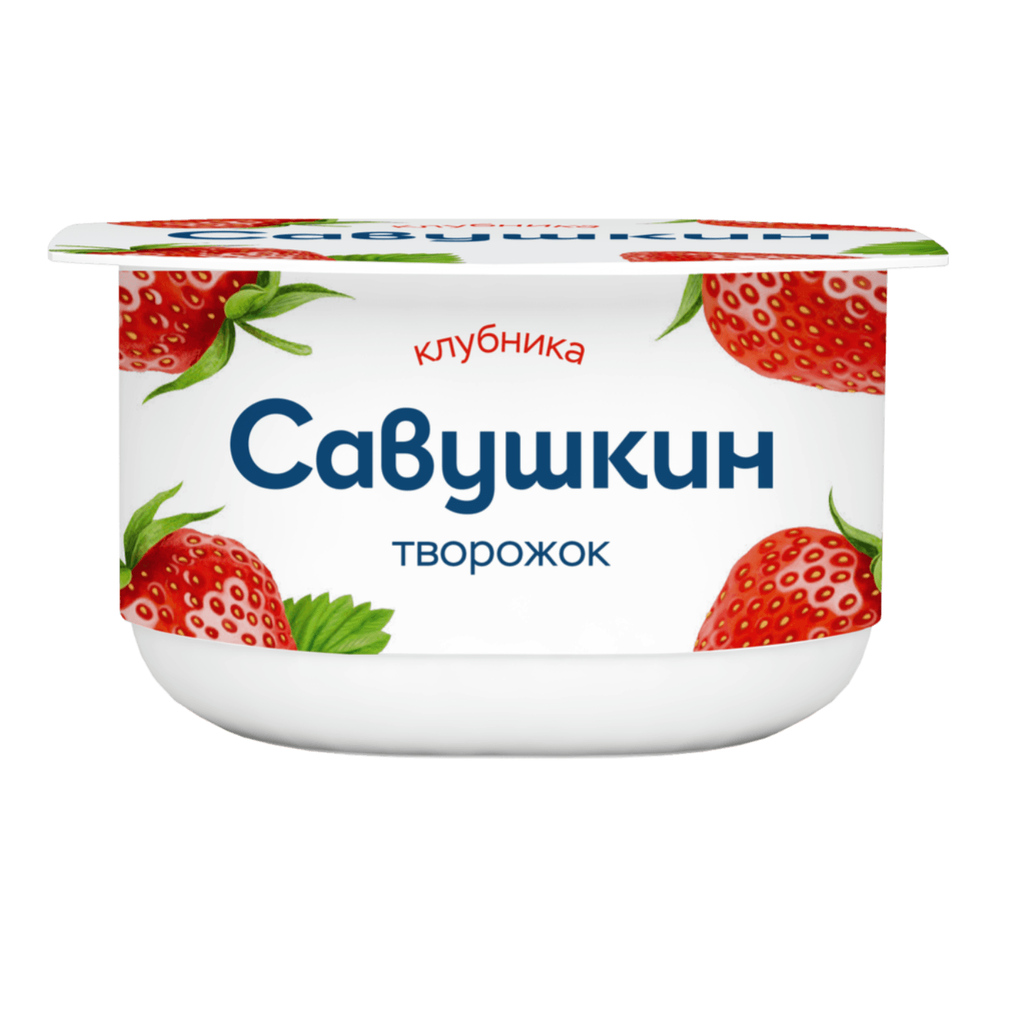 Паста творожная «Савушкин» 3,5% клубника