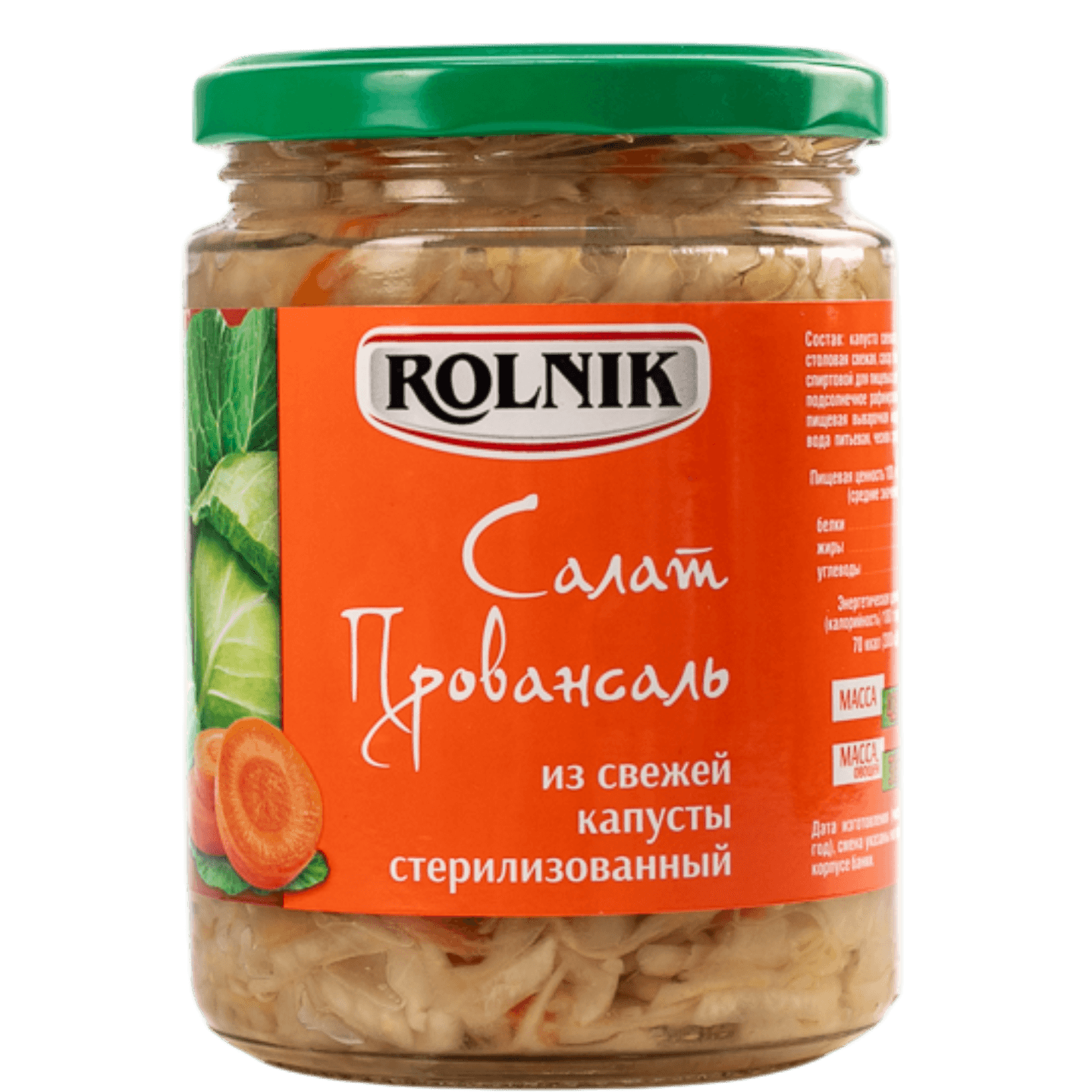 Салат провансаль «Rolnik» из сежей капусты