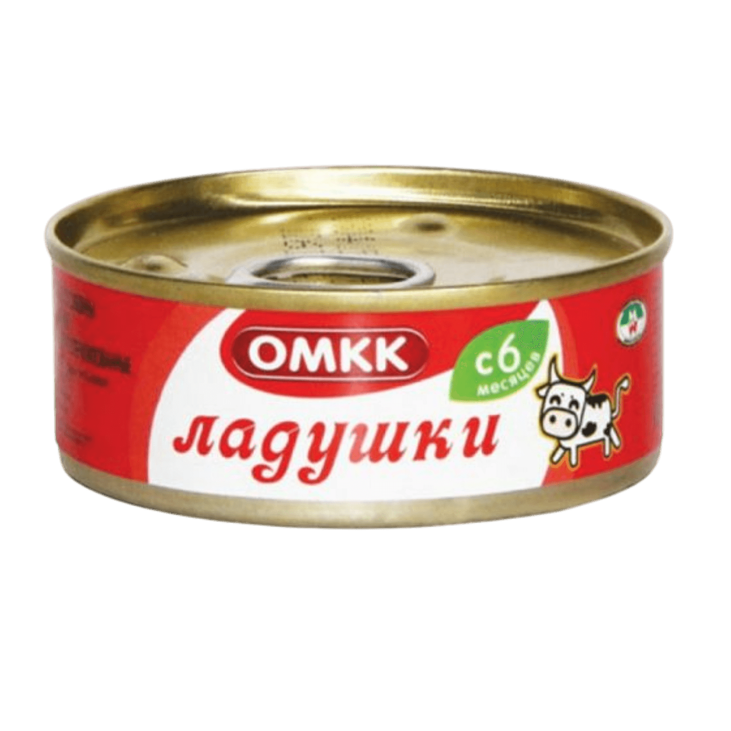 Консервы мясные «ОМКК» Ладушки из говядины с 6 месяцев