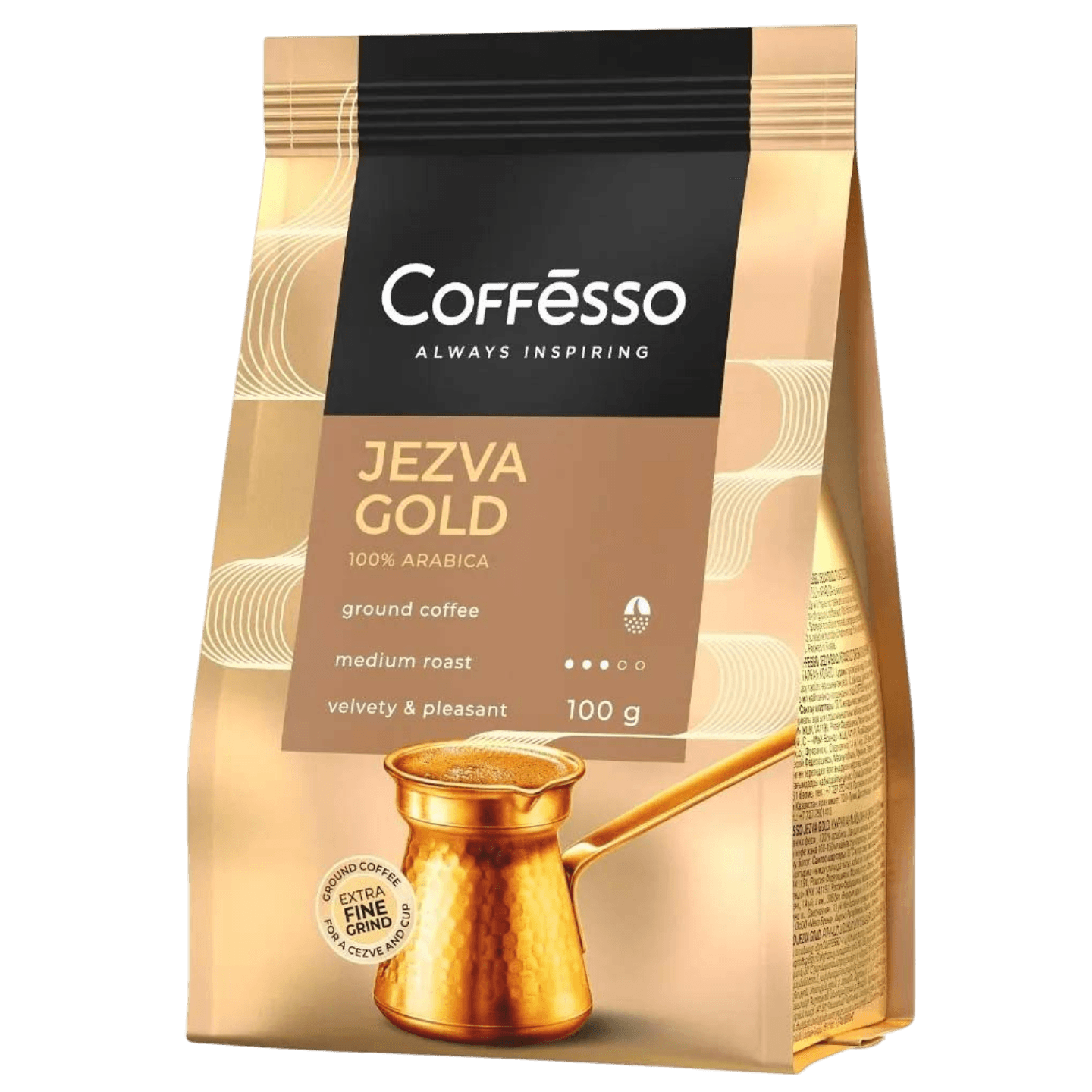 Кофе молотый «Coffesso» jezva gold