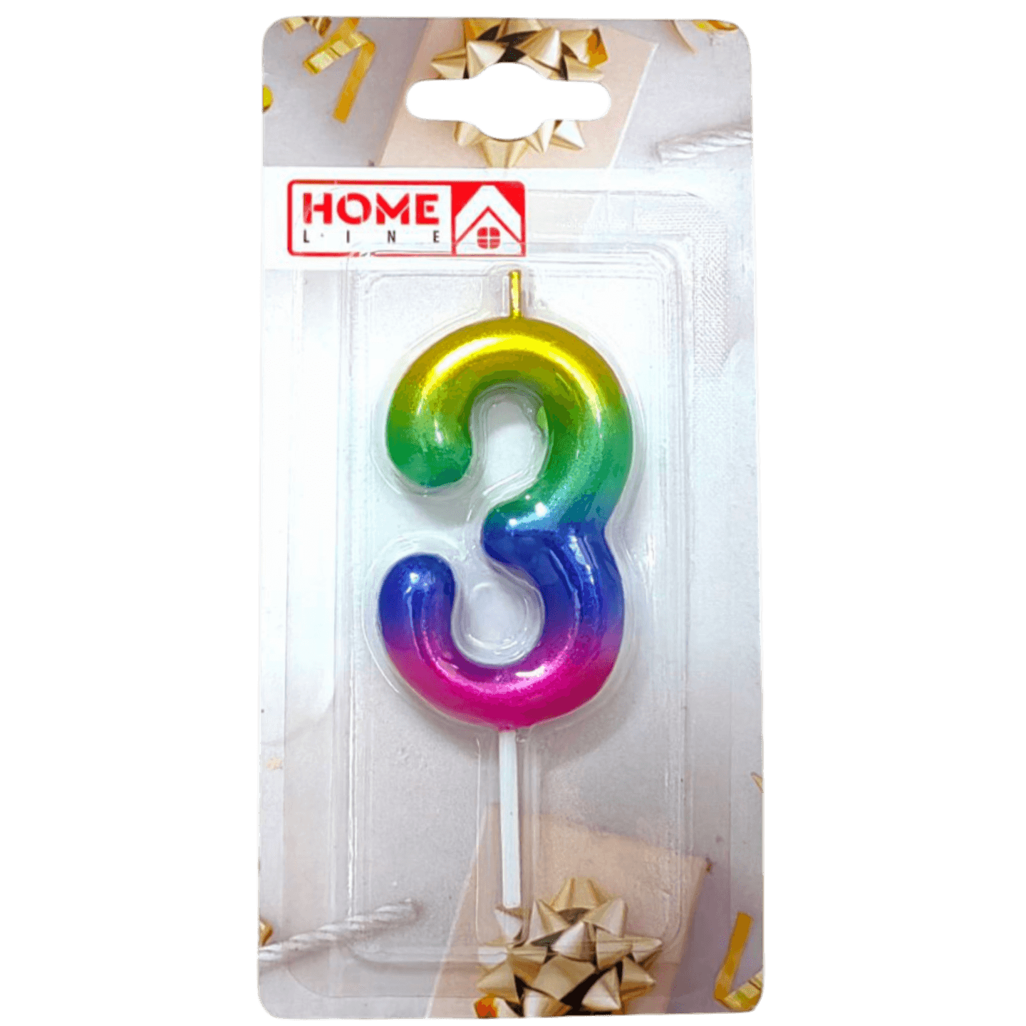 Свеча для торта «Home Line» цифра 3