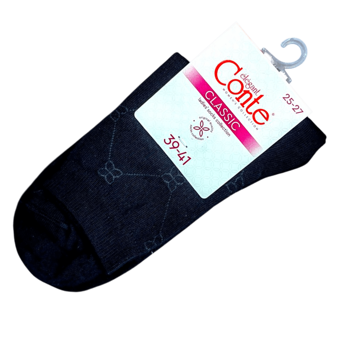 Носки женские «Conte» classic черный р.25-27 (39-41)