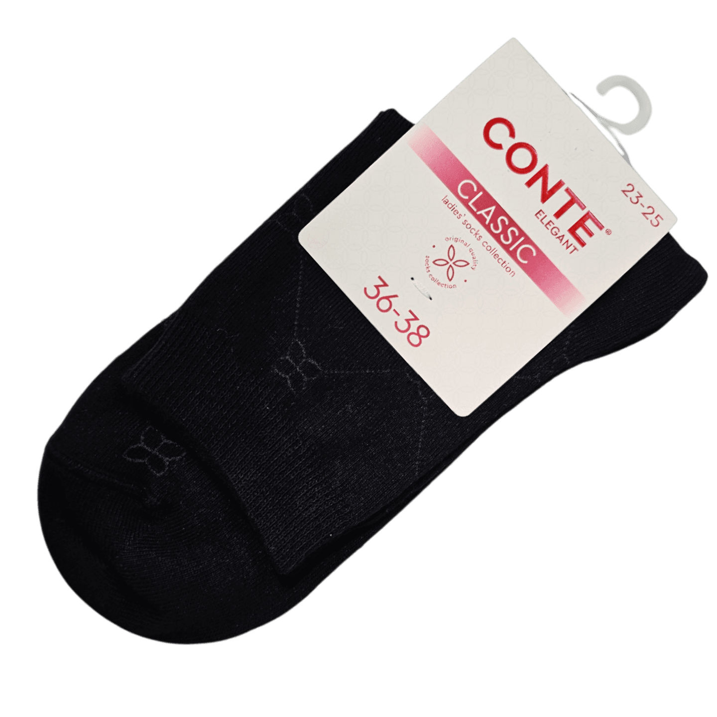 Носки женские «Conte» classic черный р. 23-25