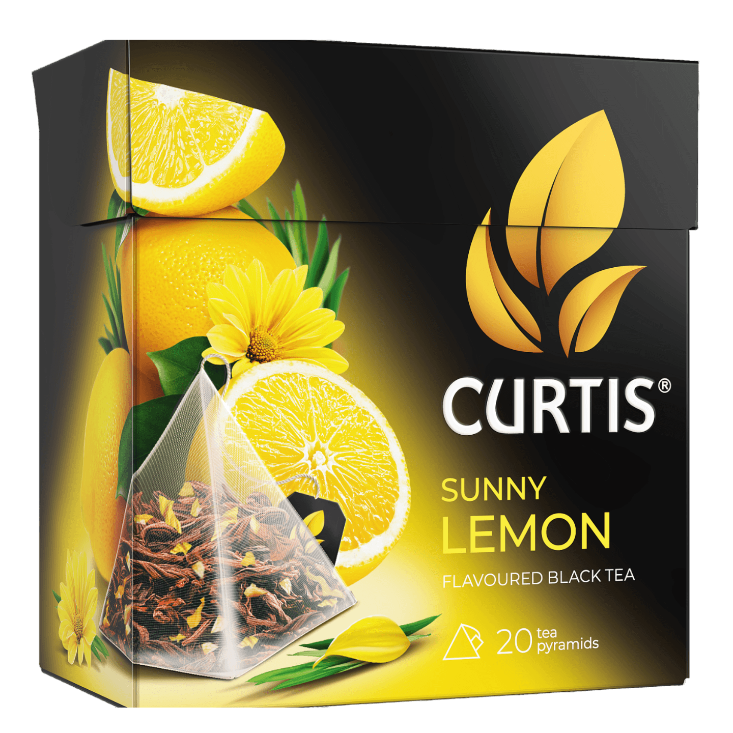 Чай черный «Curtis» Sunny Lemon 20 пирамидок