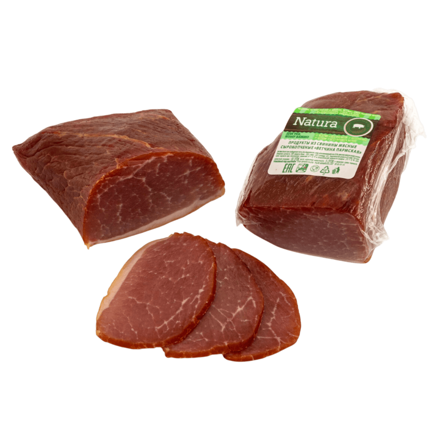 Продукт из свинины «Ветчина пармская» сырокопченый 