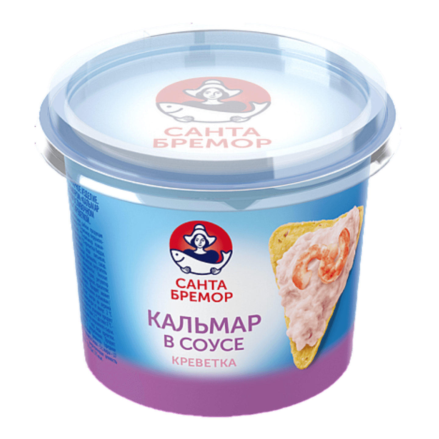 Паста с кальмаром «Санта Бремор» в сливочном соусе с креветкой