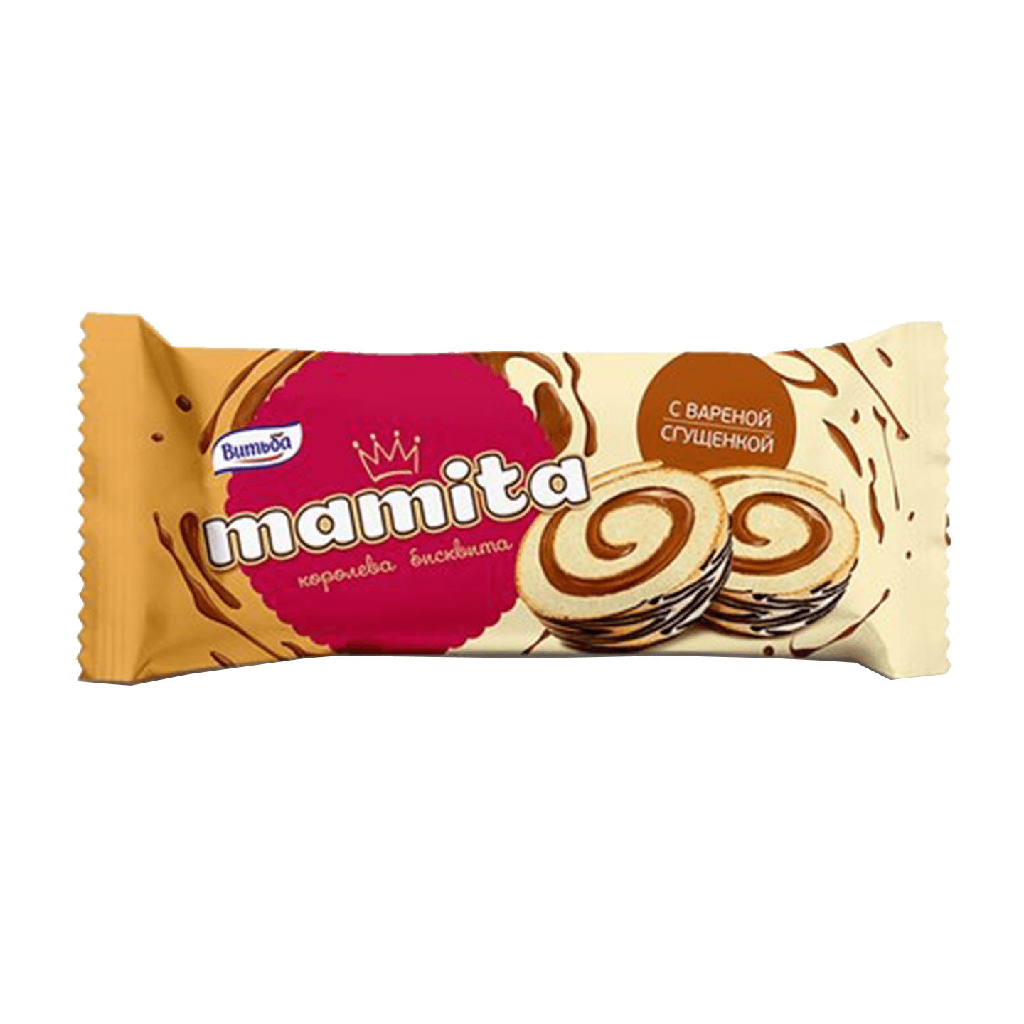 Рулет бисквитный «Mamita» с начинкой из вареной сгущенкой