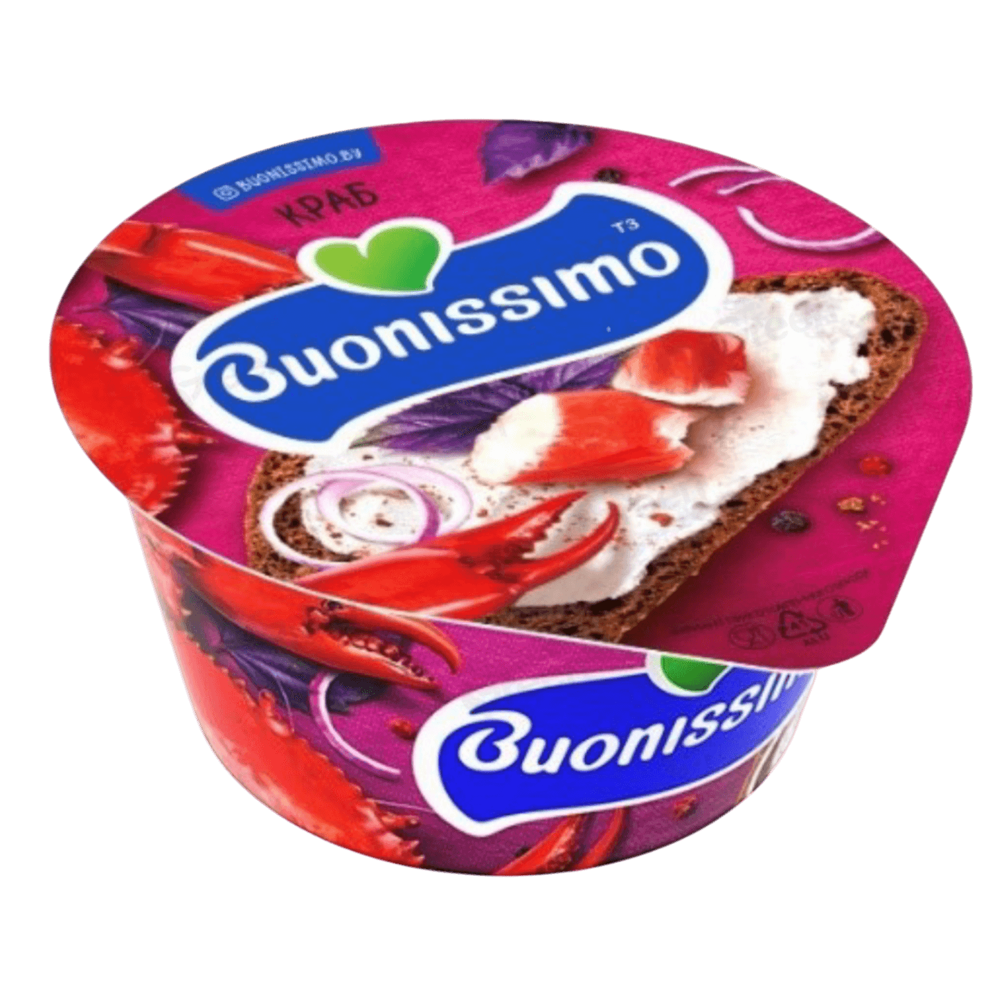 Крем с творогом «Buonissimo» краб - Мир Продуктов №3