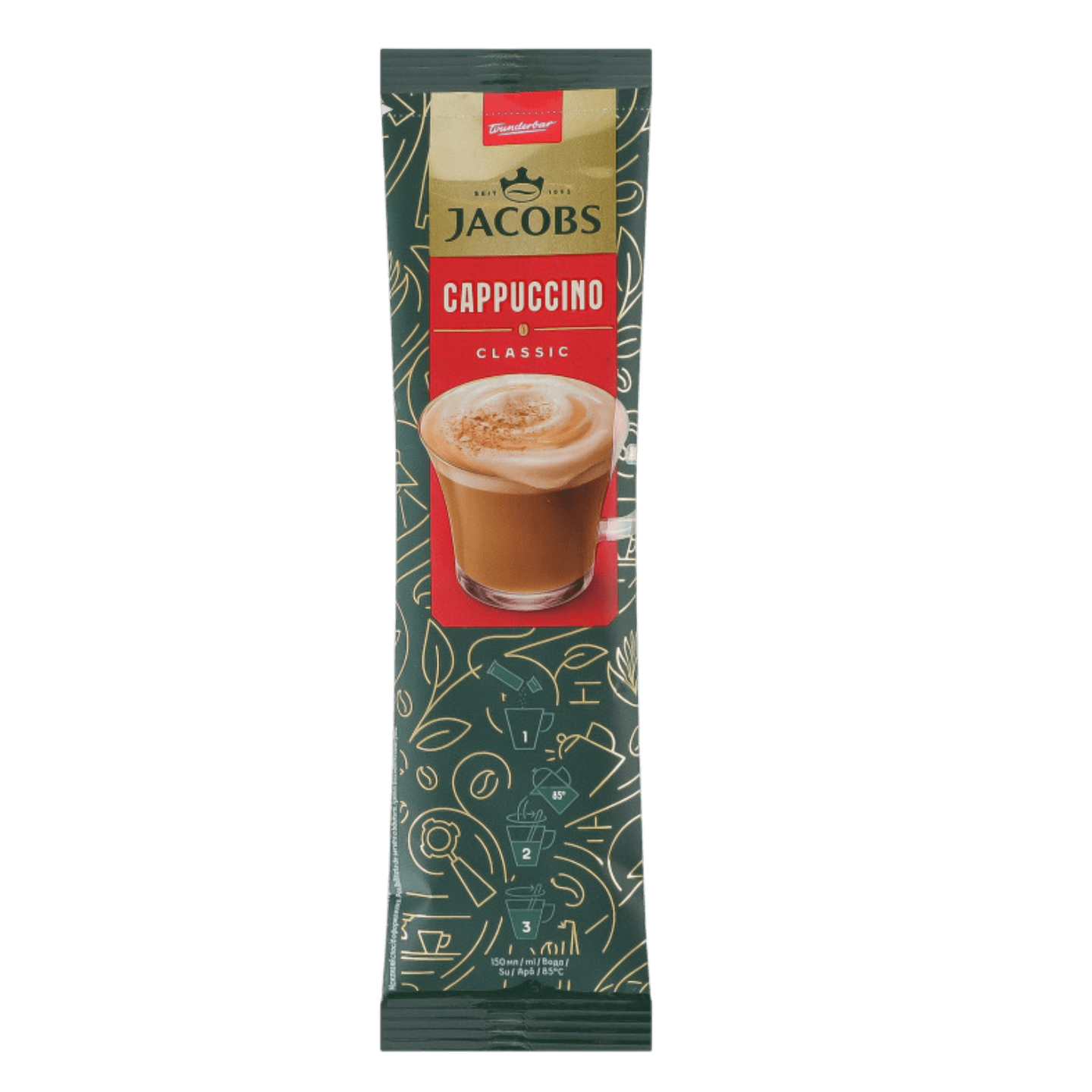 Напиток кофейный «Jacobs Cappuccino» Classik растворимый