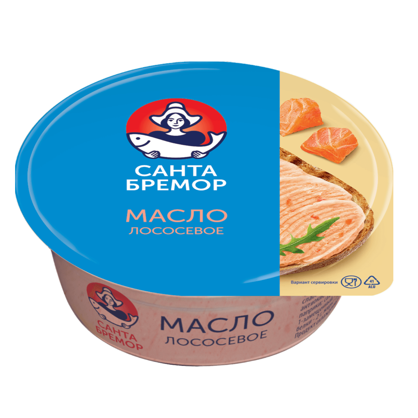 Масло лососевое «Санта Бремор» - Мир Продуктов №3