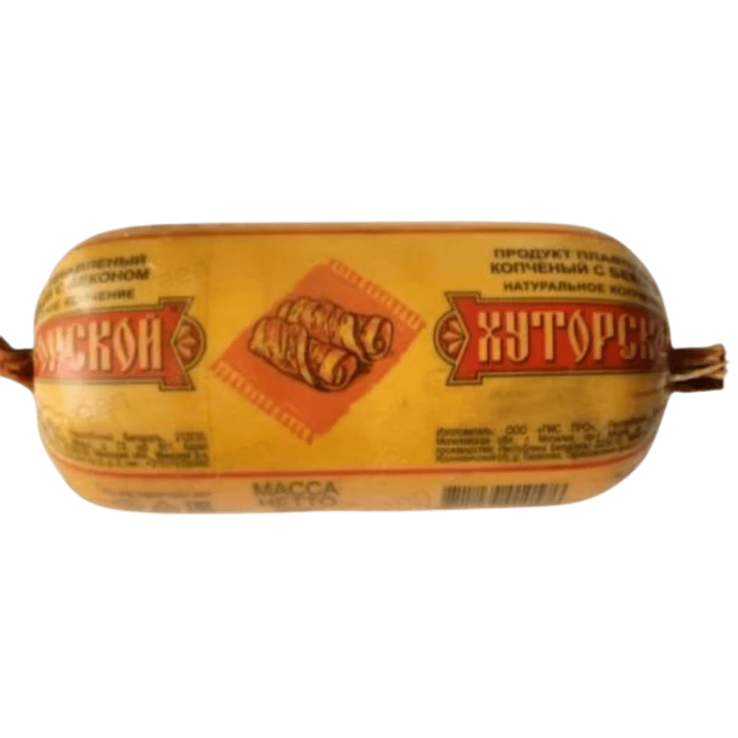 Сыр плавленый копченый «Хуторской» с беконом 40%