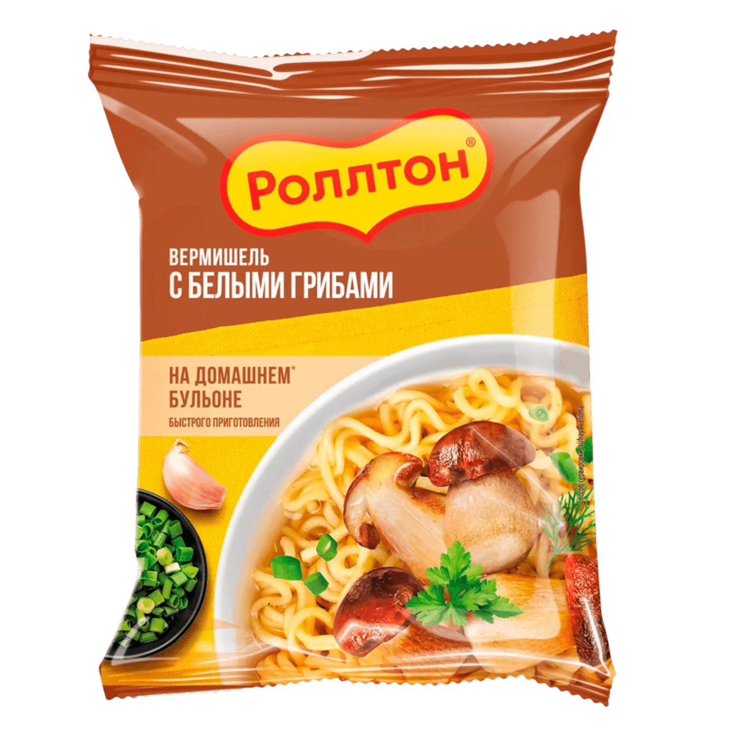 Вермишель быстрого приготовления «Роллтон» с грибами