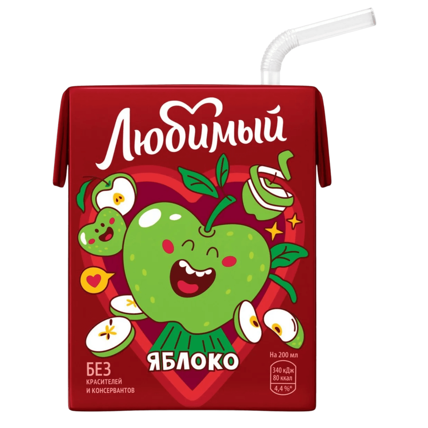 Напиток сокосодержащий «Любимый» яблоко