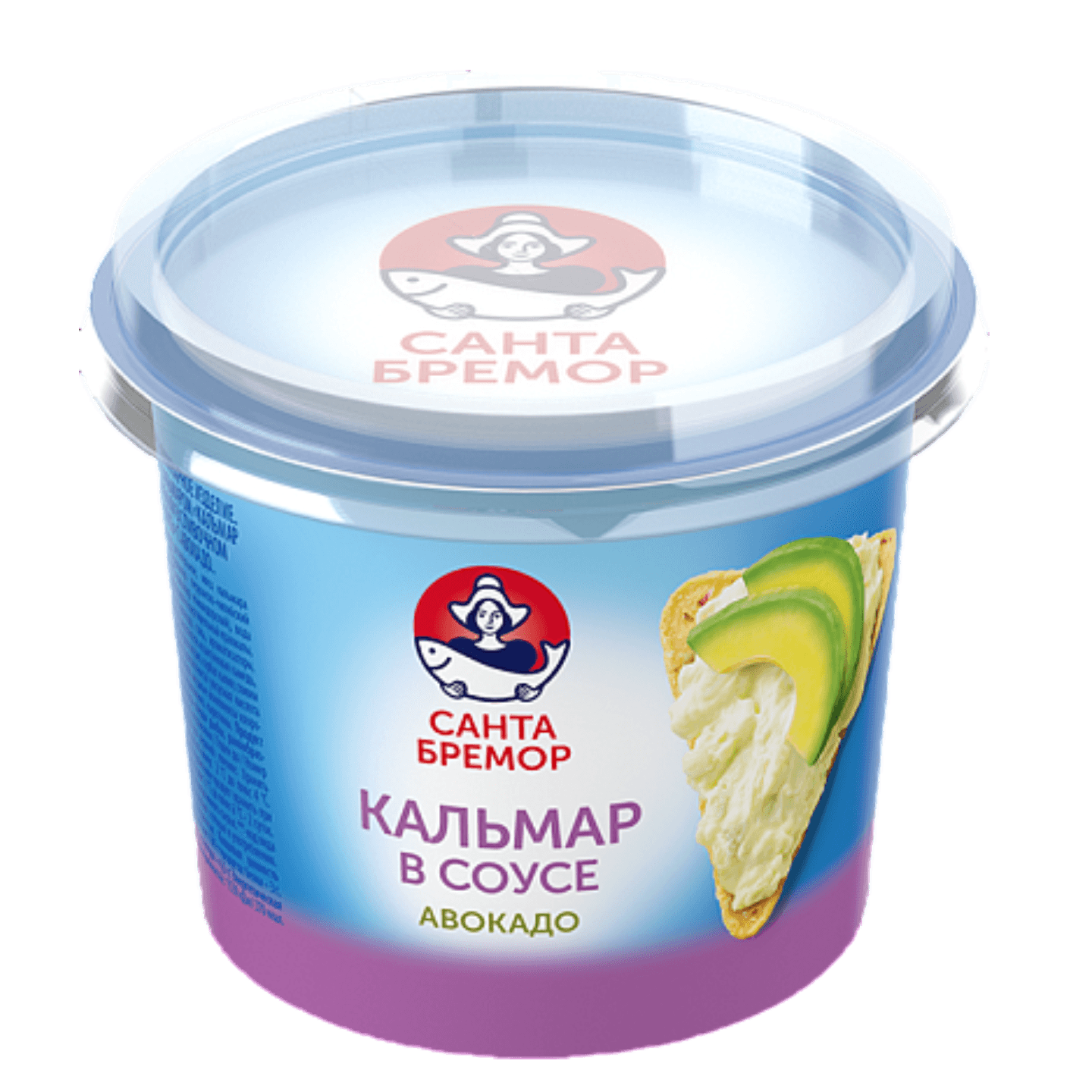 Паста рыбная «Санта Бремор» с авокадо и кальмаром
