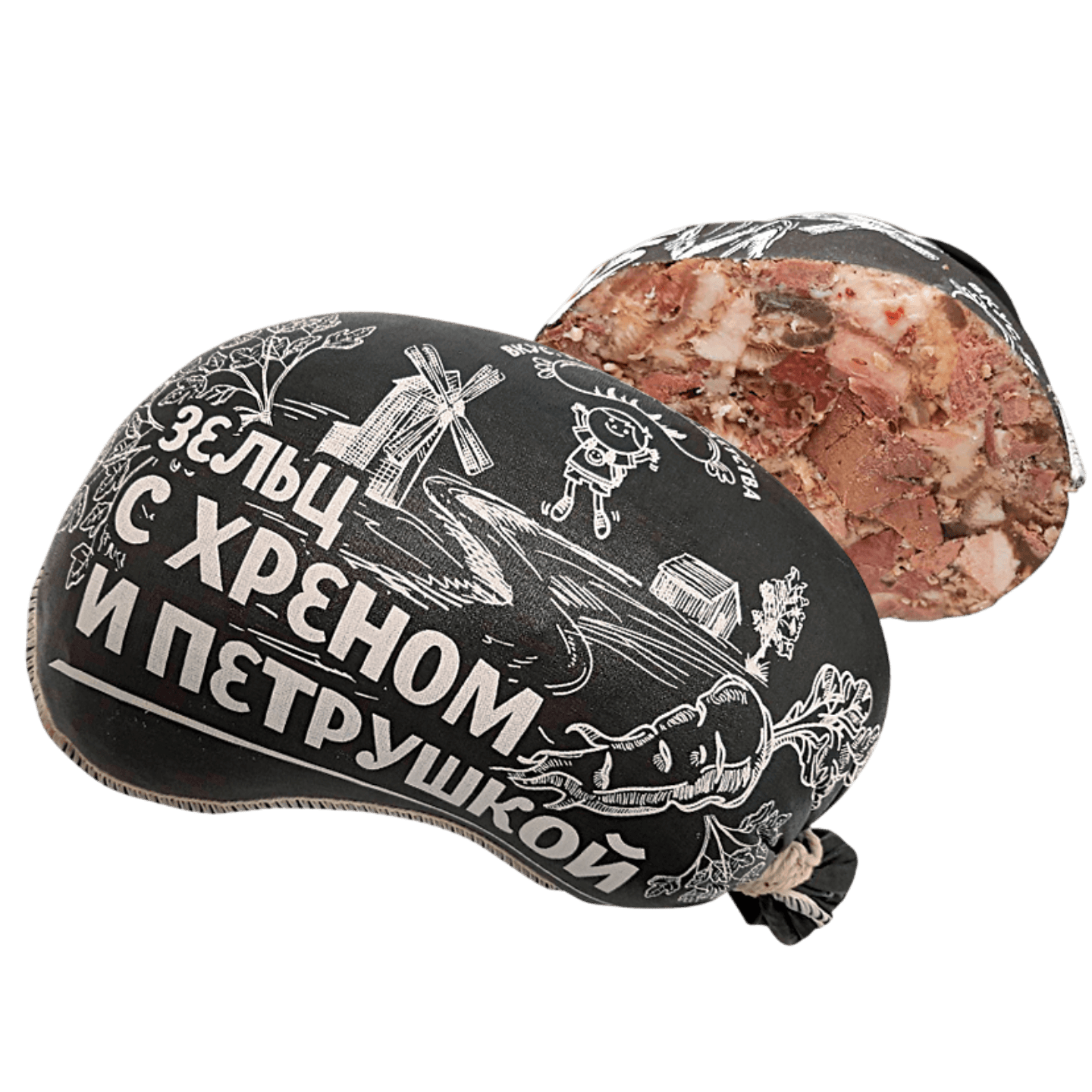 Зельц «С хреном и петрушкой» вареный - Мир Продуктов №3