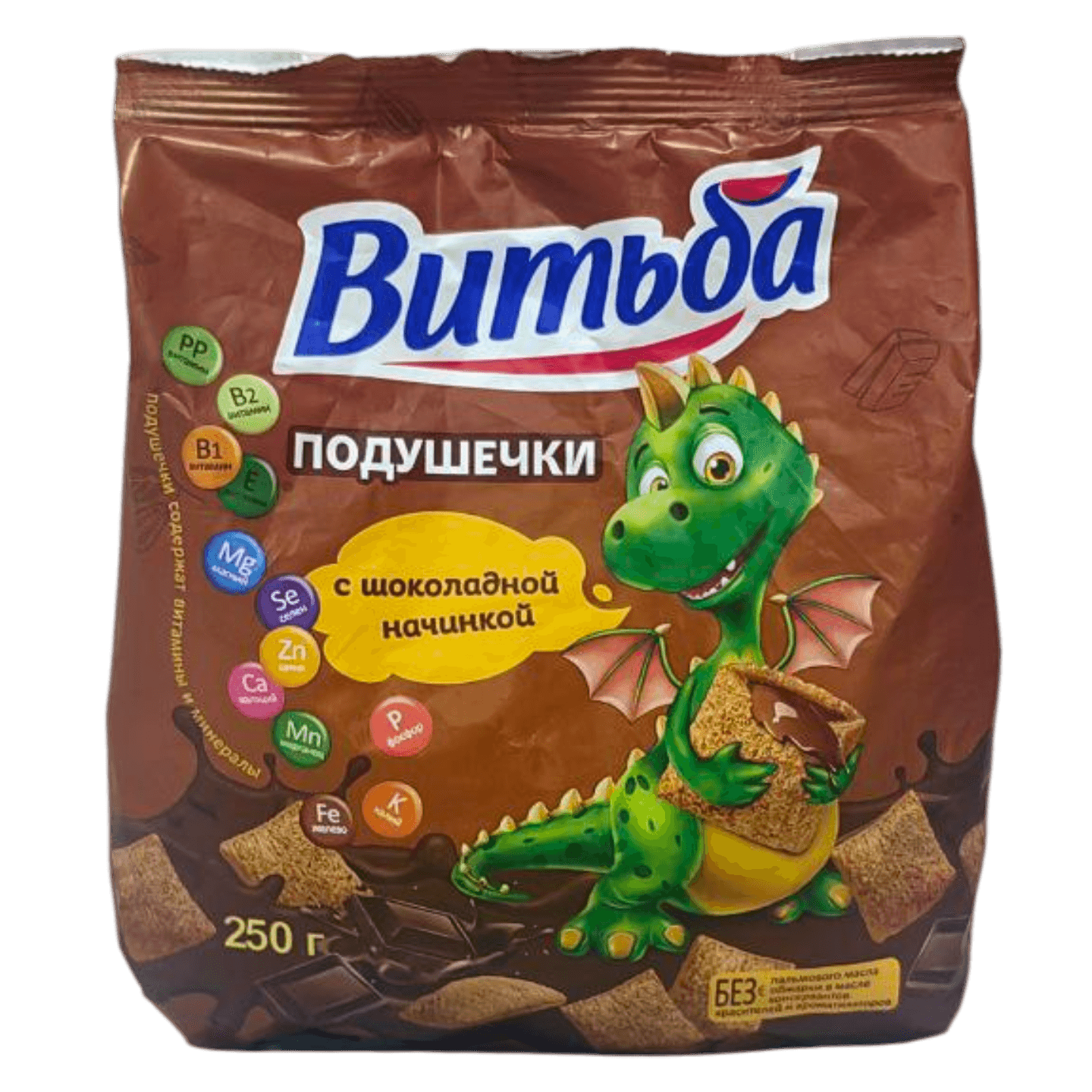 Подушечки «Витьба» с шоколадной начинкой