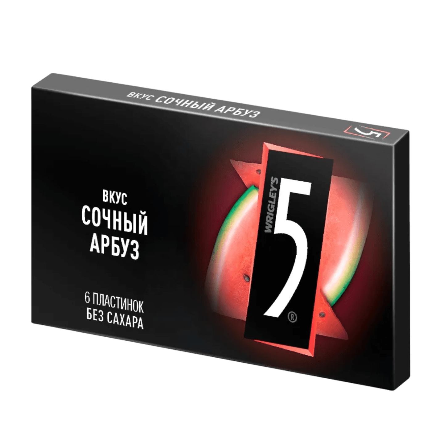 Жевательная резинка «Five Wrigley's» сочный арбуз 6 пл
