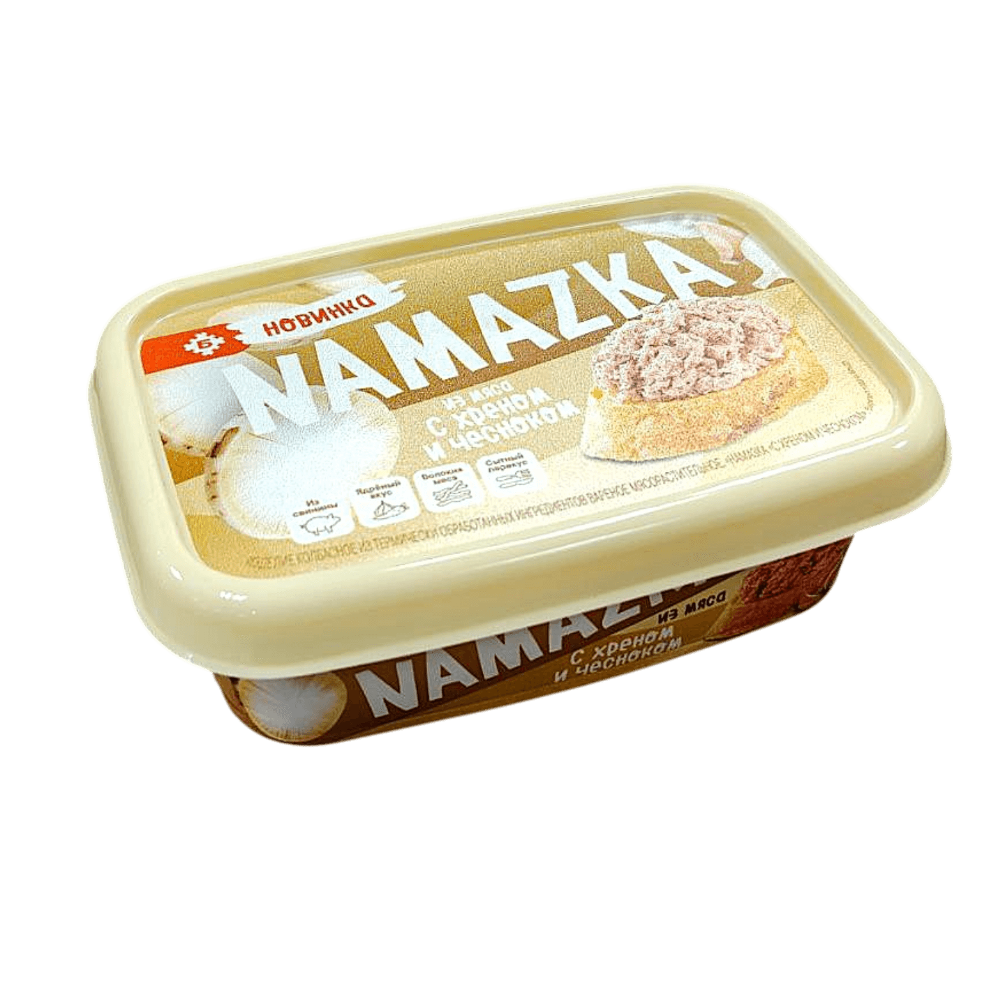 Намазка из мяса «NAMAZKA» хрен-чеснок