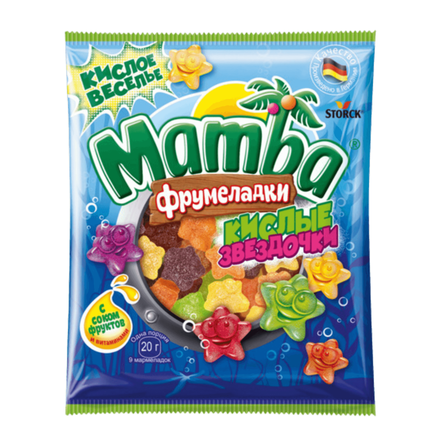 Мармелад «Mamba» кислые звездочки