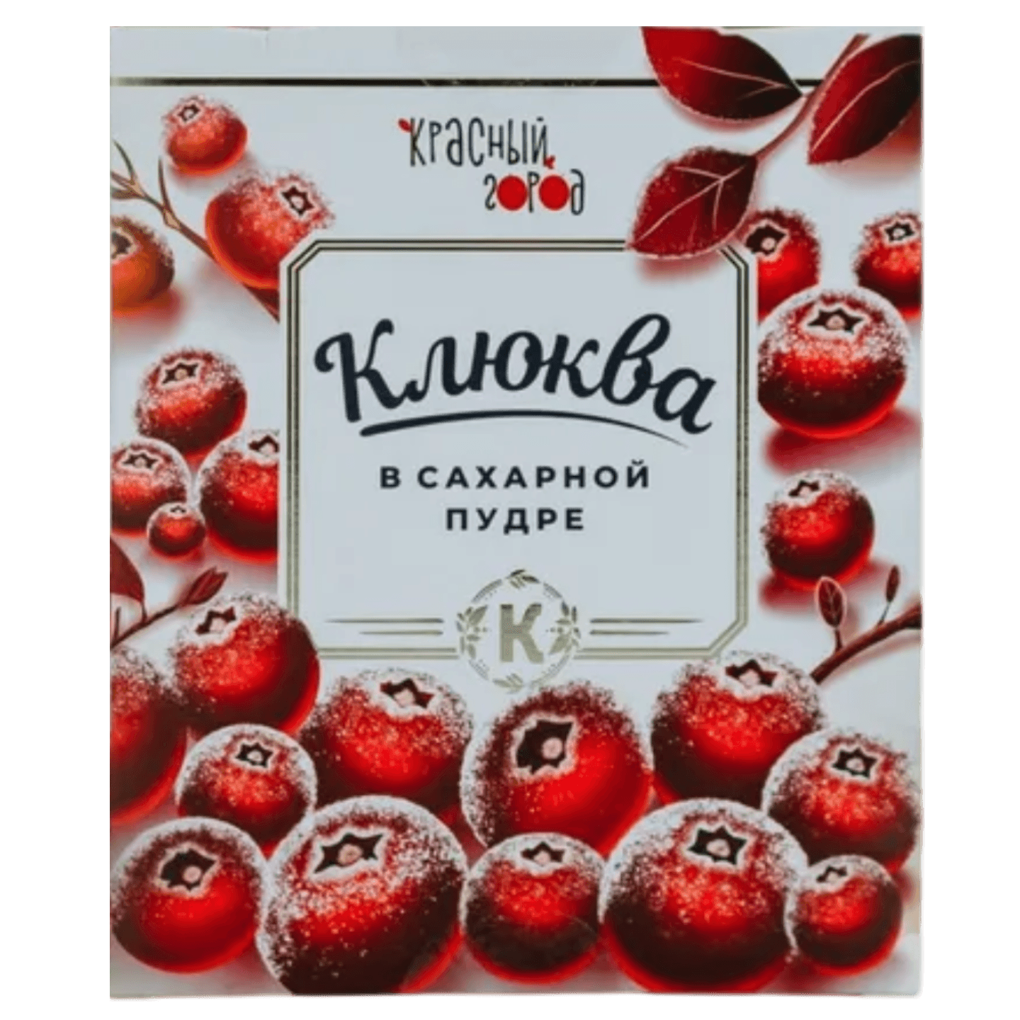 Клюква «Красный город» в сахарной пудре