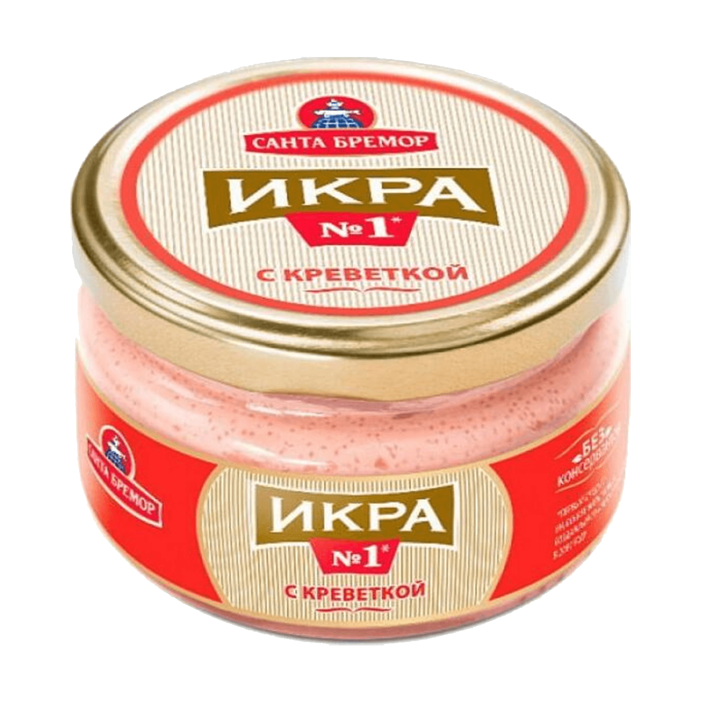 Икра деликатесная «Санта Бремор» с креветкой 
