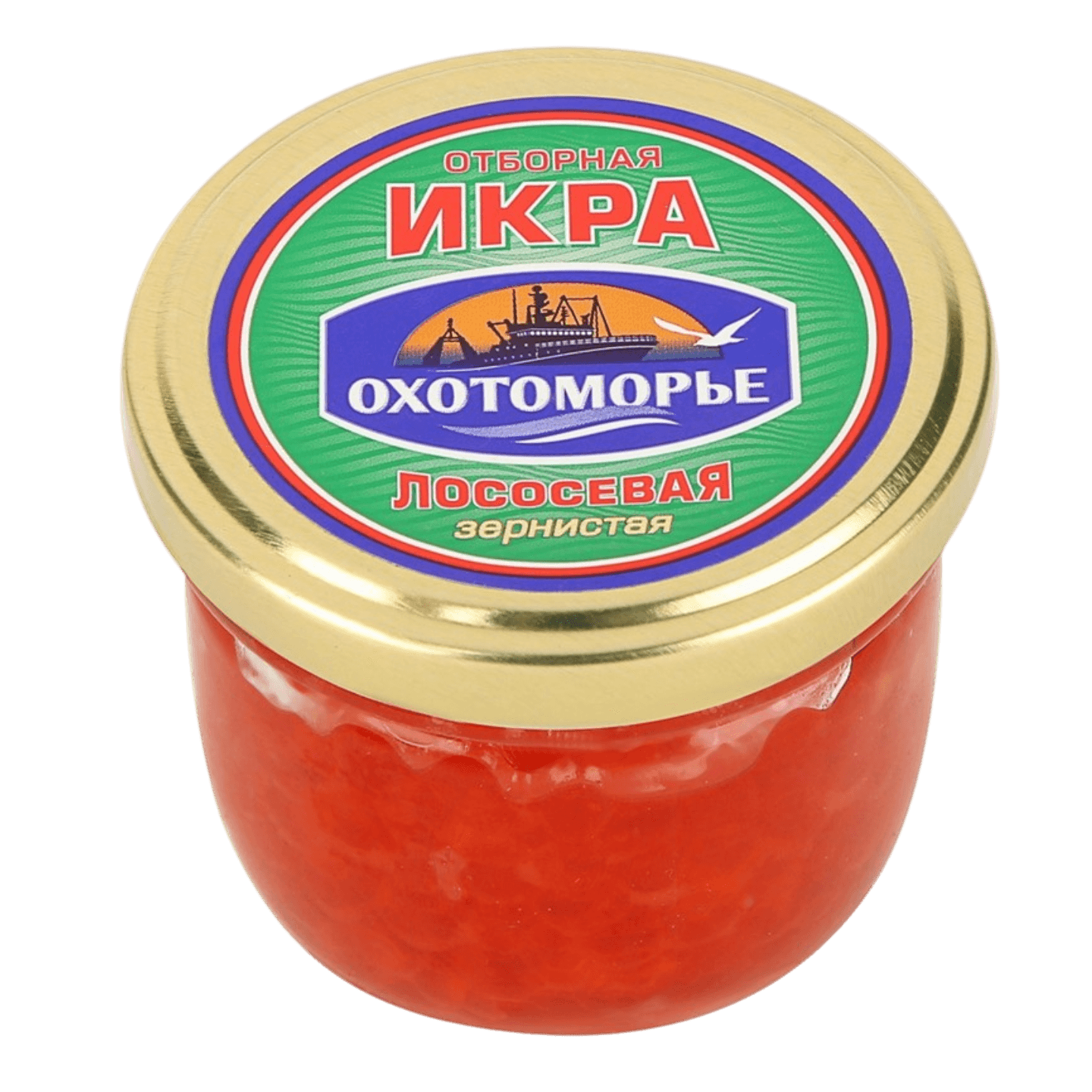 Икра лососевая кеты «Охотоморье» зернистая - Мир Продуктов №3