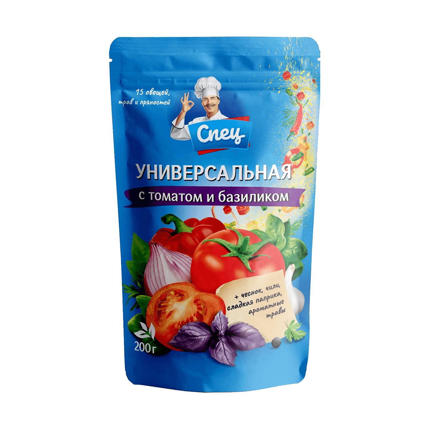 Приправа «Спец Универсальная» с томатом и базиликом 