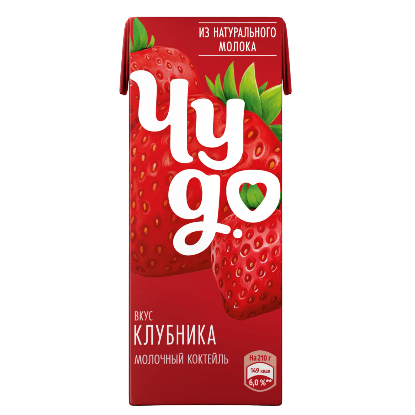 Коктейль молочный «Чудо» клубника