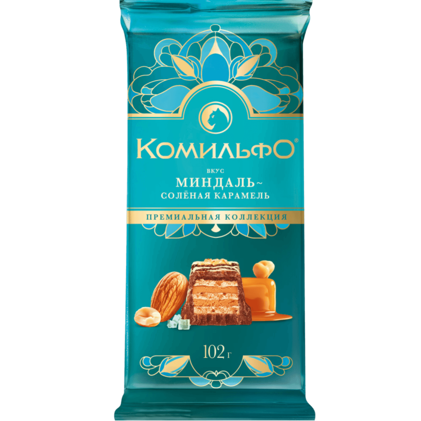 Шоколад «Комильфо» миндаль-соленая карамель