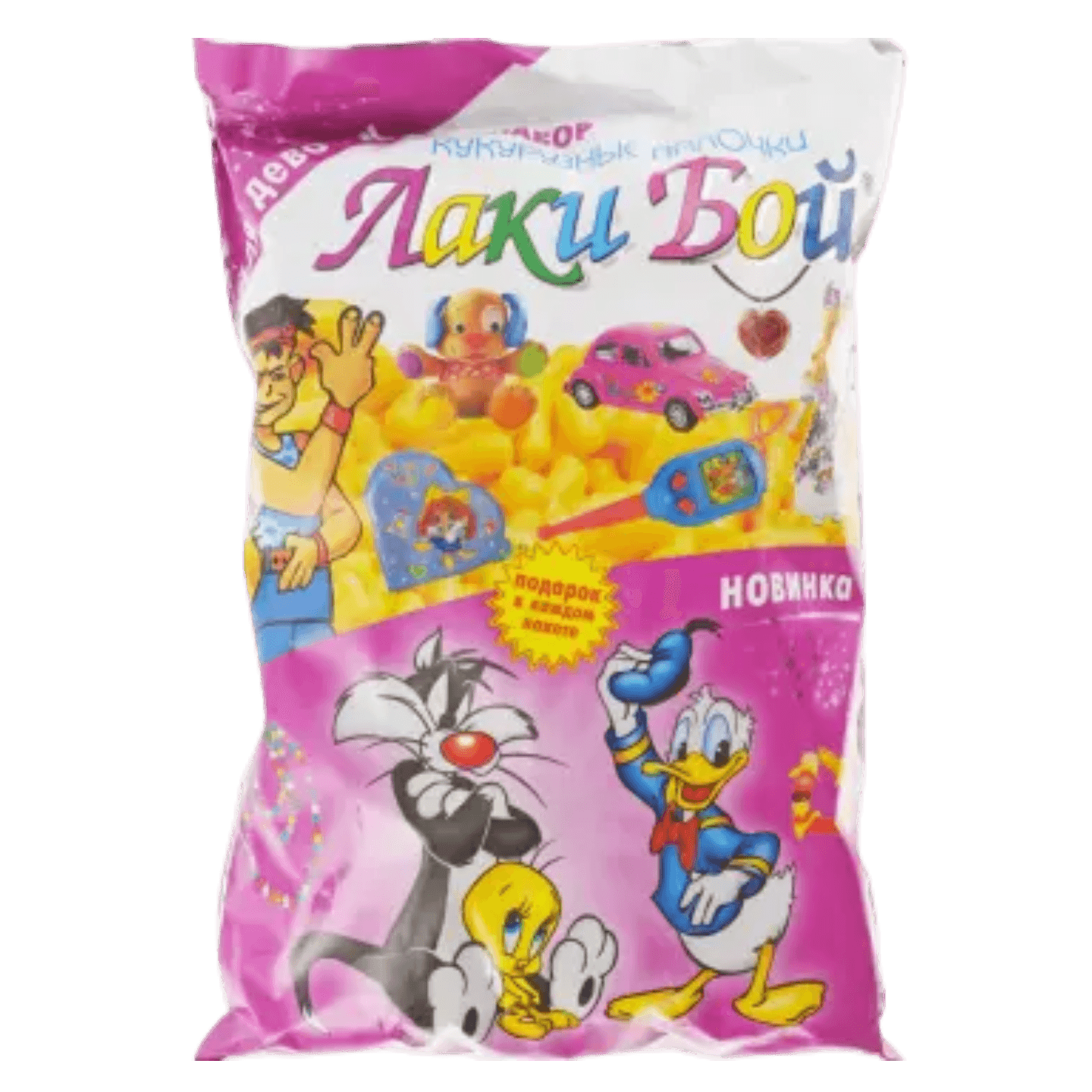 Кукурузные палочки «Лаки Бой» ванильно-сливочные