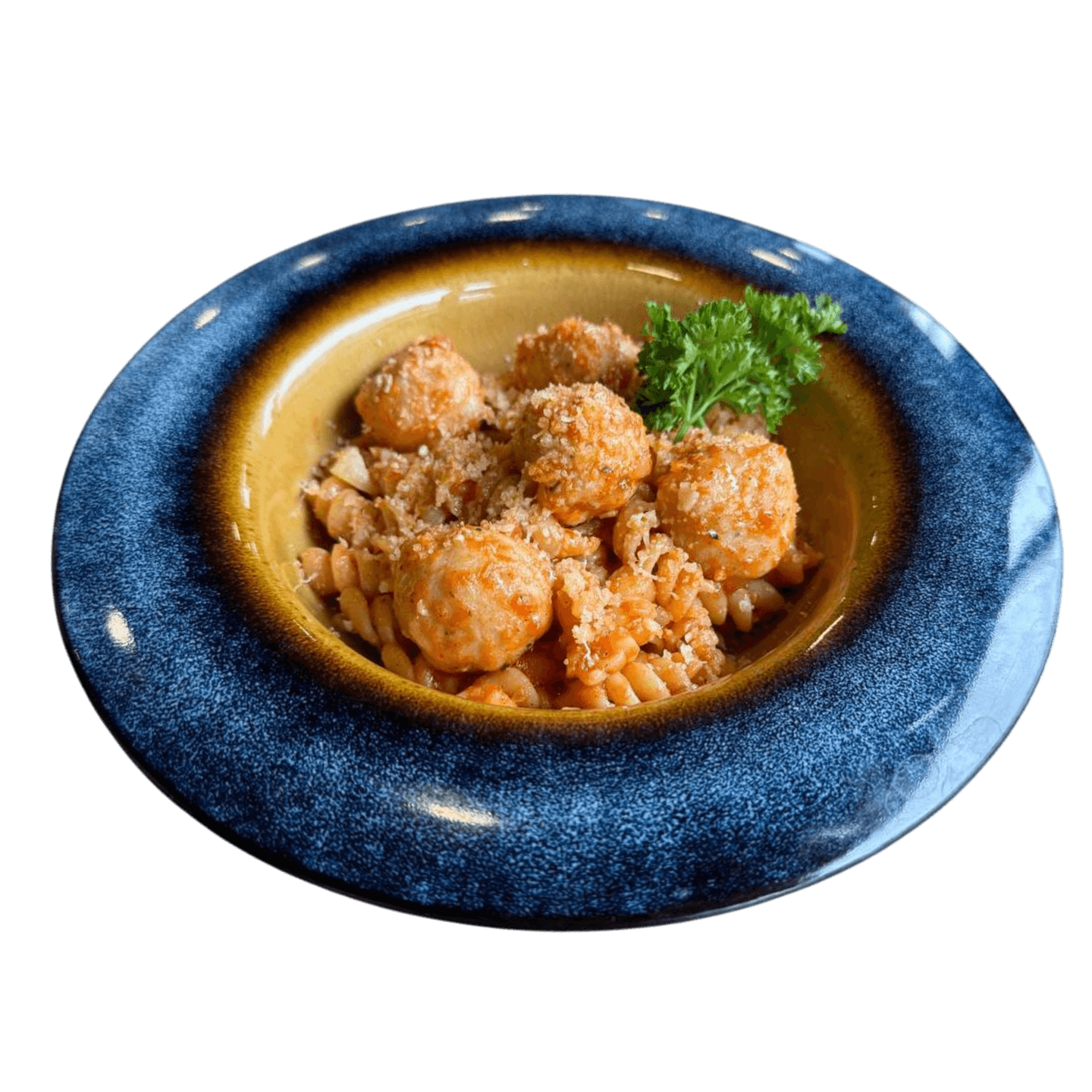Паста с мясными фрикадельками