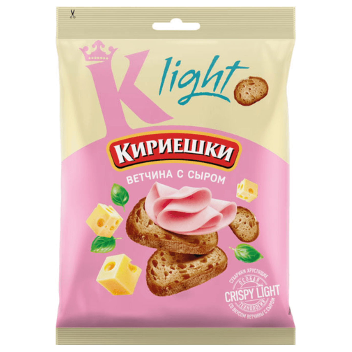 Сухарики «Кириешки» ветчина с сыром