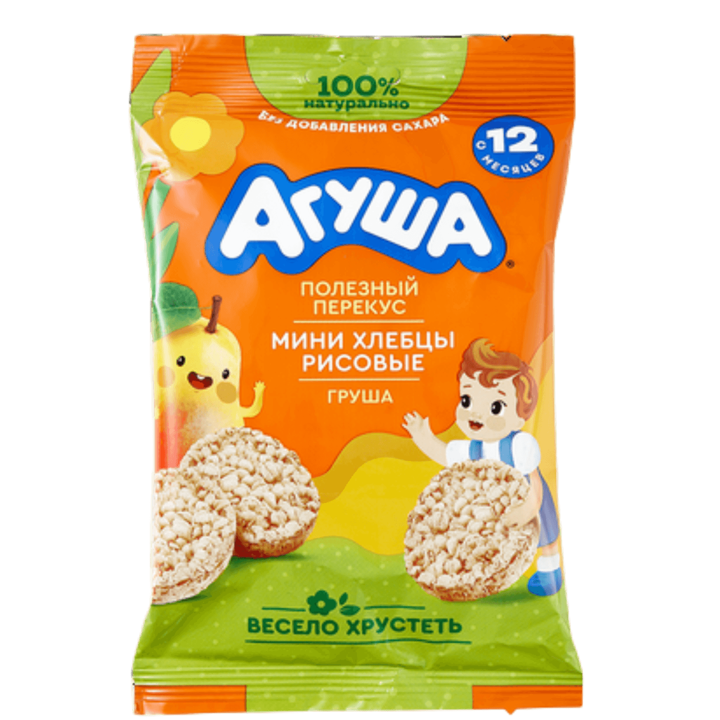 Хлебцы рисовые «Агуша» с грушевым соком
