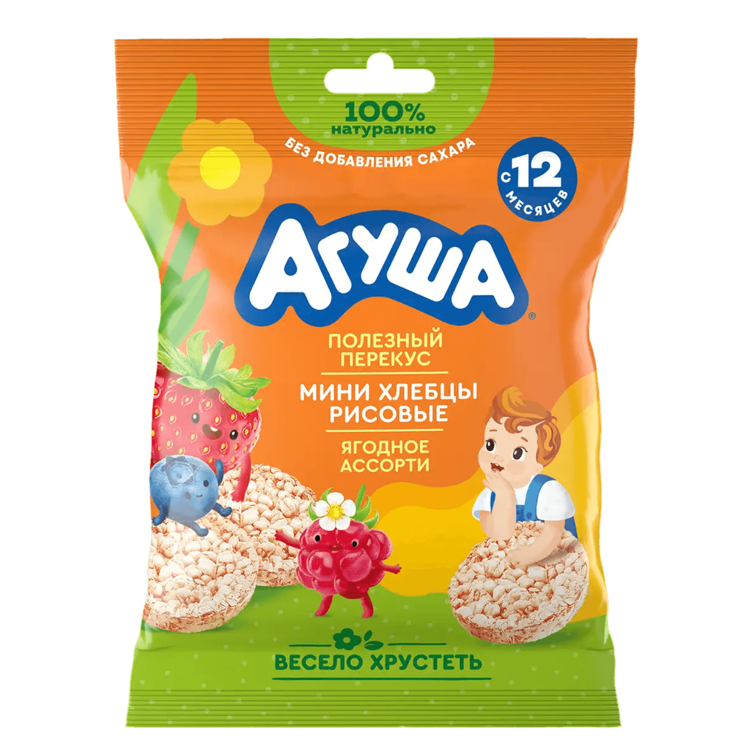 Хлебцы рисовые «Агуша» с ягодным соком