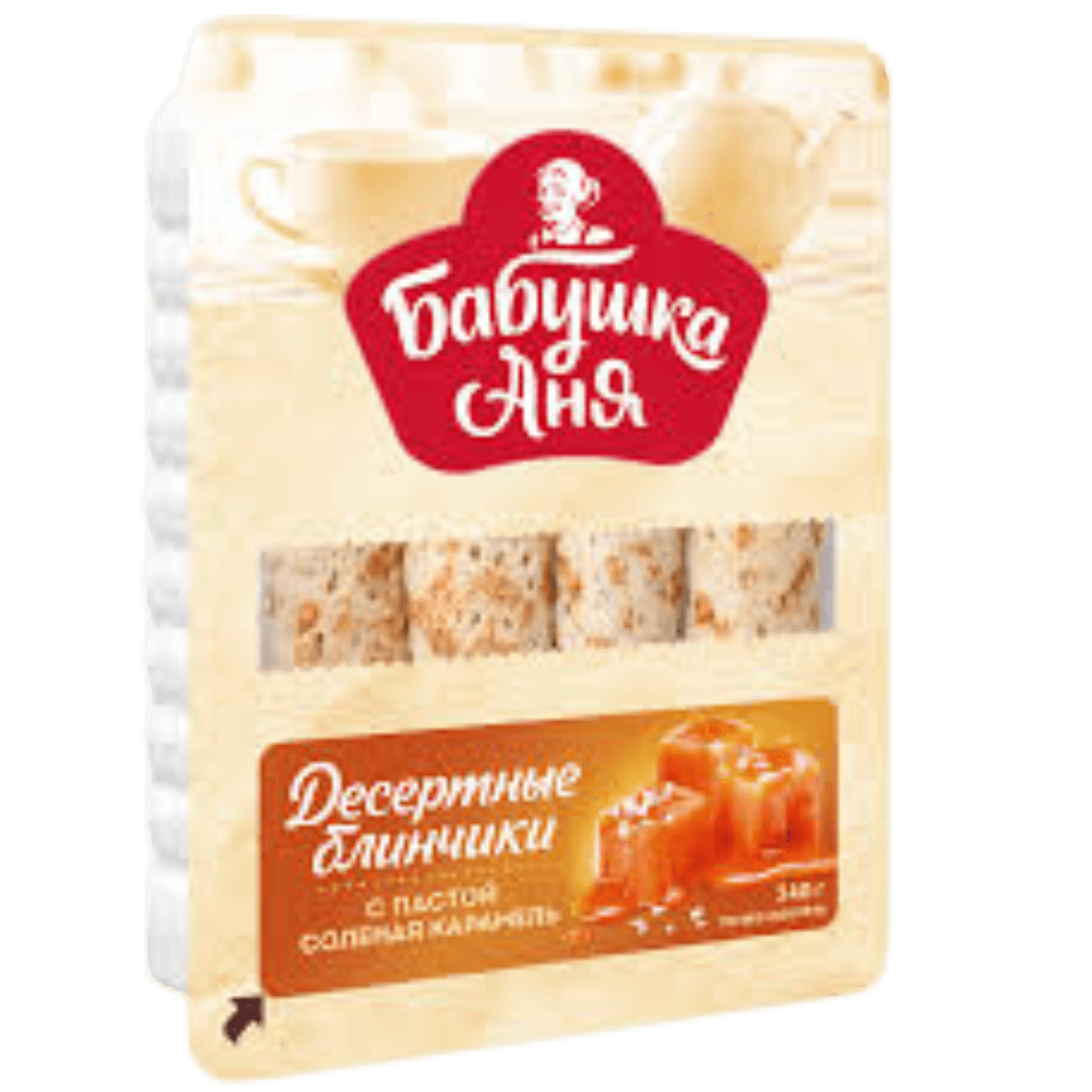 Блинчики «Бабушка Аня» с пастой соленая карамель