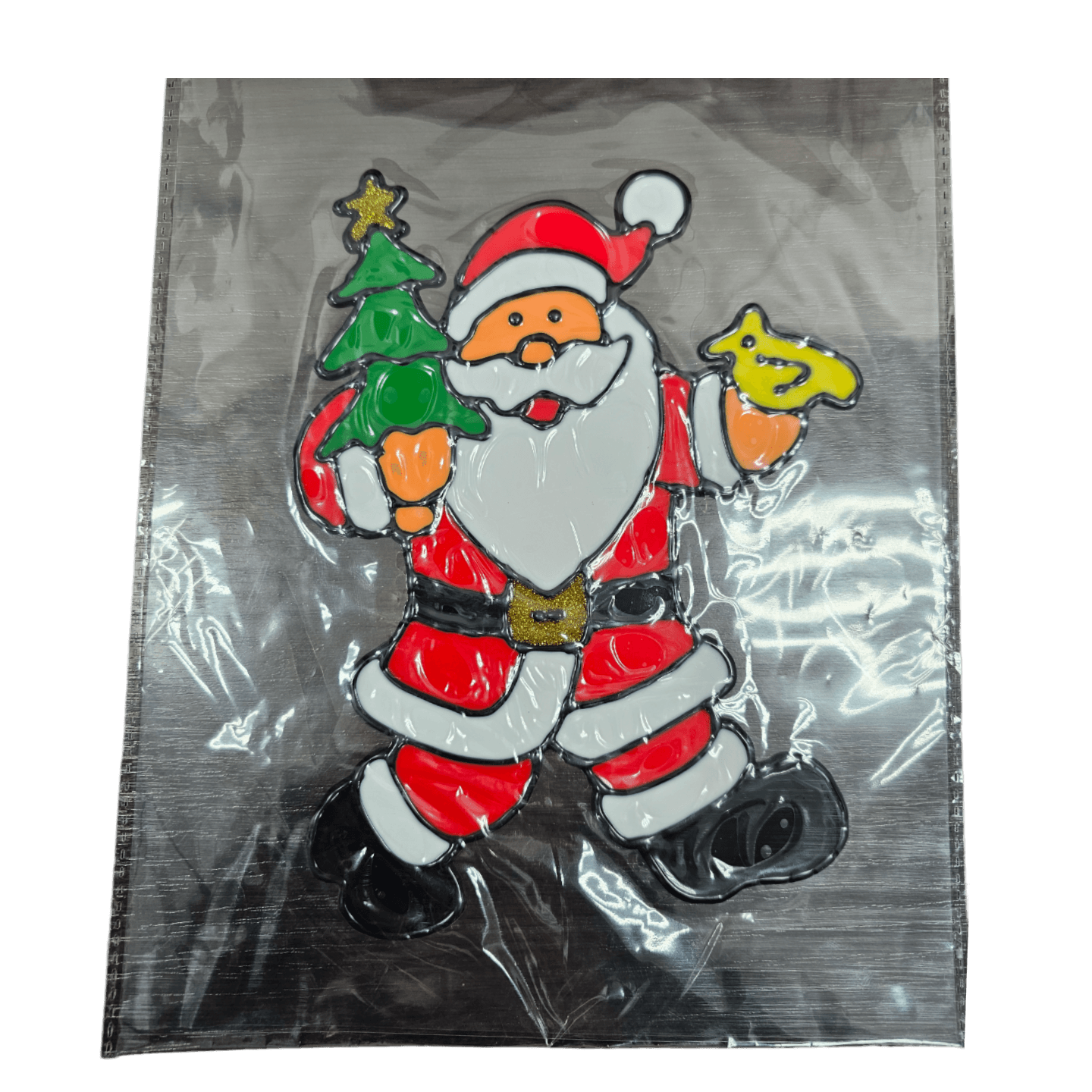 Наклейка «Merry Christmas» новогодняя  - Мир Продуктов №3