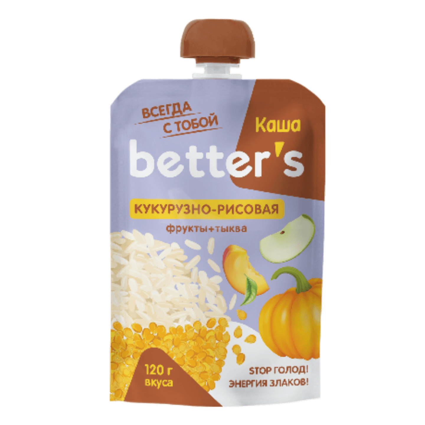 Каша кукурузно-рисовая «better's» тыква