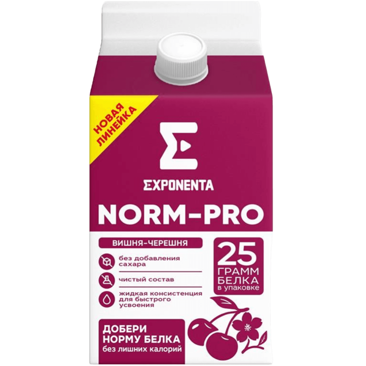 Напиток кисломолочный «Exponenta NORM-PRO» вишня-черешня