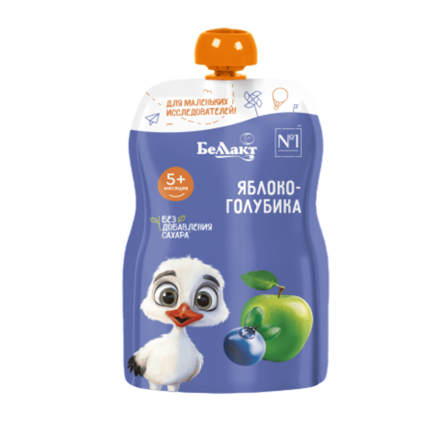  Пюре «Беллакт» яблоко-голубика с 5 месяцев