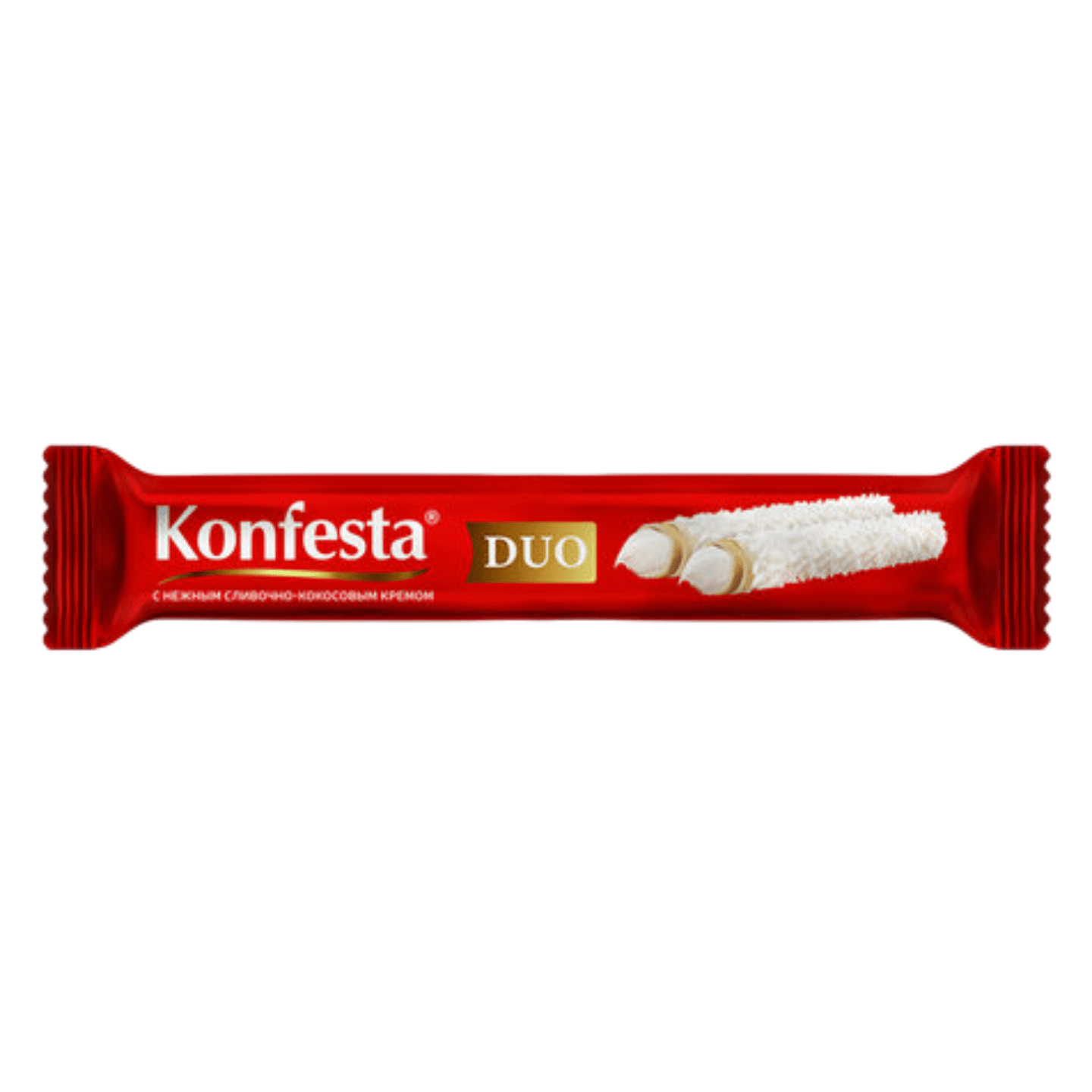 «Konfesta» Duo конфета глазированная с кокосовой-сливочной начинкой 