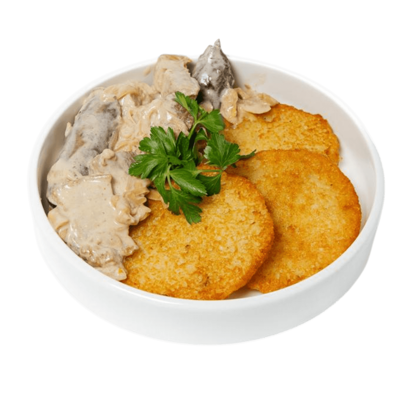 Драники с мочанкой