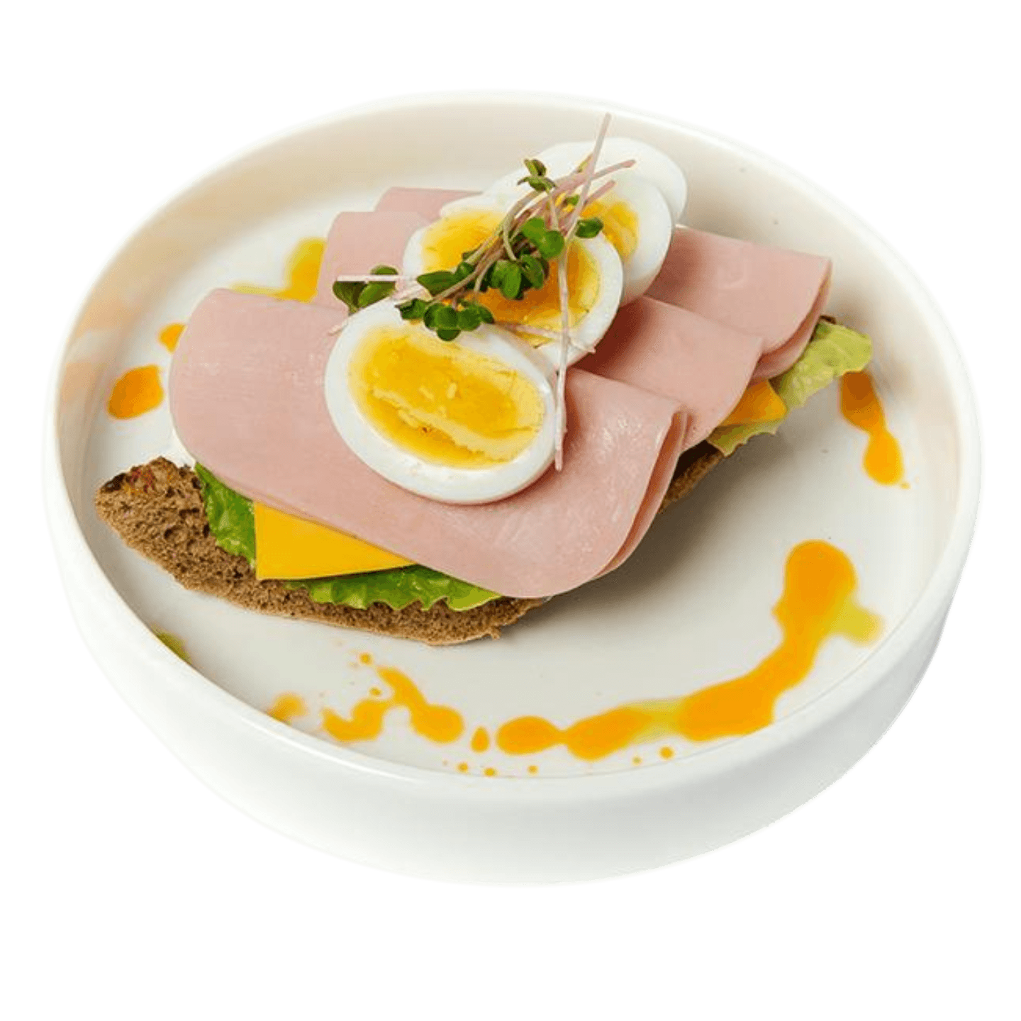 Тост с ветчиной