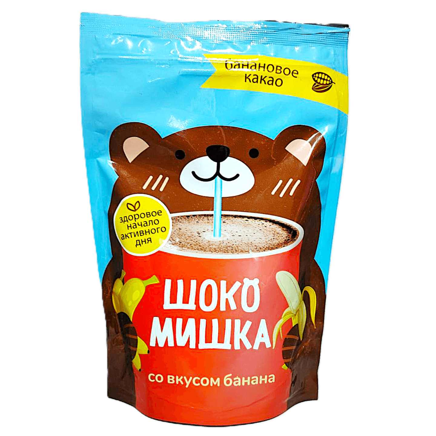 Какао-порошок «Шокомишка» совкусом банана