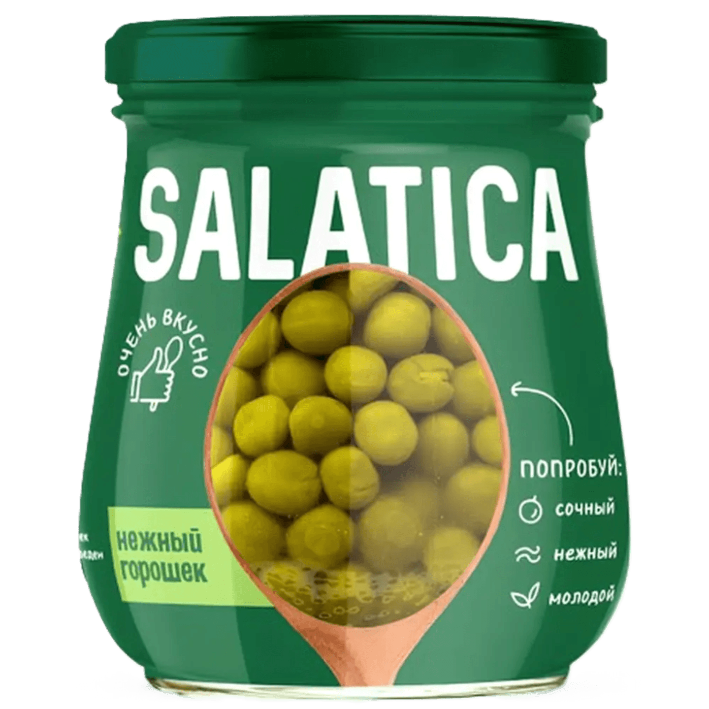Горошек зеленый «Salatica» нежный